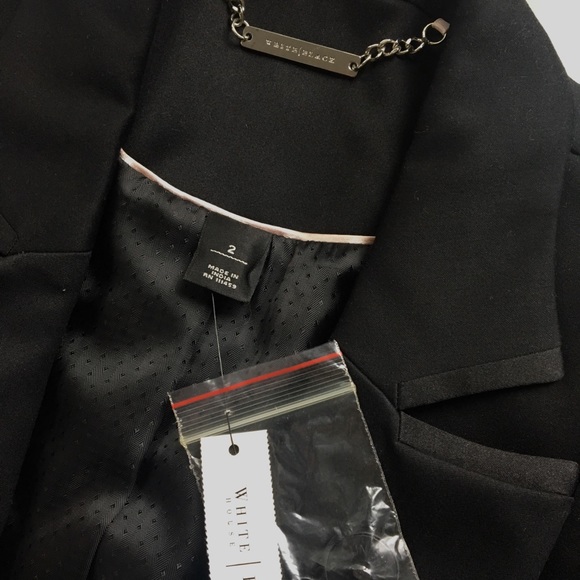 NWT WHBM Blazer Jacket with back bow Size 2 - Picture 4 of 4